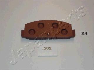 Japanparts PP-502AF - Brake Pad Set, disc brake autospares.lv