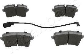 Japanparts PP-0913AF - Brake Pad Set, disc brake autospares.lv