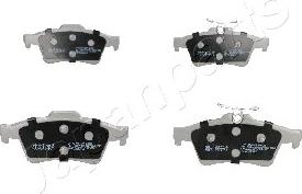 Japanparts PP-005AF - Brake Pad Set, disc brake autospares.lv