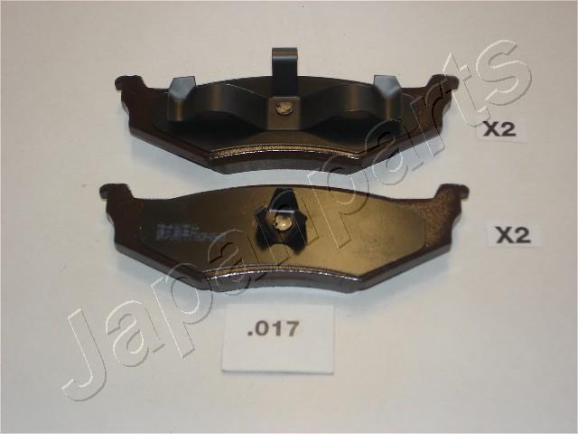 Japanparts PP-017AF - Brake Pad Set, disc brake autospares.lv