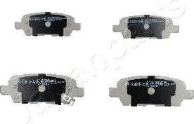 Japanparts PP-154AF - Brake Pad Set, disc brake autospares.lv