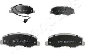 Japanparts PP-106AF - Brake Pad Set, disc brake autospares.lv