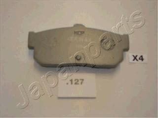 Japanparts PP-127AF - Brake Pad Set, disc brake autospares.lv