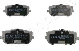 Japanparts PP-311AF - Brake Pad Set, disc brake autospares.lv