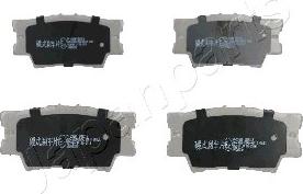 Japanparts PP-218AF - Brake Pad Set, disc brake autospares.lv