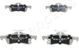 Japanparts PP-225AF - Brake Pad Set, disc brake autospares.lv