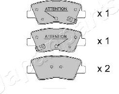 RAFSON 72BP160BX - Brake Pad Set, disc brake autospares.lv