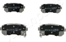 Japanparts PP-K09AF - Brake Pad Set, disc brake autospares.lv