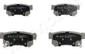 Japanparts PP-S01AF - Brake Pad Set, disc brake autospares.lv