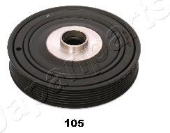 Japanparts PU-105 - Belt Pulley, crankshaft autospares.lv