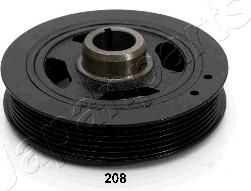 Japanparts PU-208 - Belt Pulley, crankshaft autospares.lv