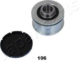 Japanparts RA-106 - Pulley, alternator, freewheel clutch autospares.lv