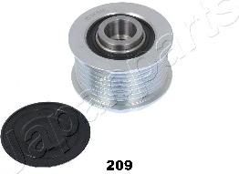 Japanparts RA-209 - Pulley, alternator, freewheel clutch autospares.lv