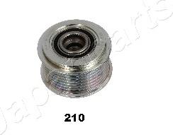 Japanparts RA-210 - Pulley, alternator, freewheel clutch autospares.lv