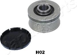 Japanparts RA-H02 - Pulley, alternator, freewheel clutch autospares.lv