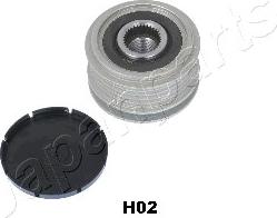 Japanparts RA-H02 - Pulley, alternator, freewheel clutch autospares.lv