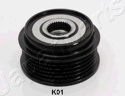 Japanparts RA-K01 - Pulley, alternator, freewheel clutch autospares.lv