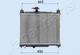 Japanparts RDA153041 - Radiator, engine cooling autospares.lv