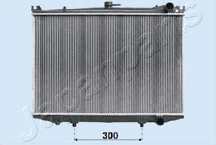 Japanparts RDA213047 - Radiator, engine cooling autospares.lv