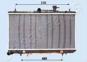 Japanparts RDA283098 - Radiator, engine cooling autospares.lv