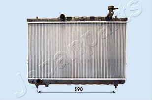 Japanparts RDA283087 - Radiator, engine cooling autospares.lv