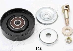 Japanparts RP-104 - Pulley, v-ribbed belt autospares.lv