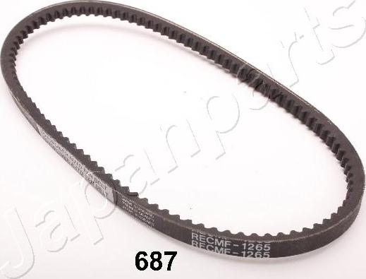 Japanparts TT-687 - V-Belt autospares.lv