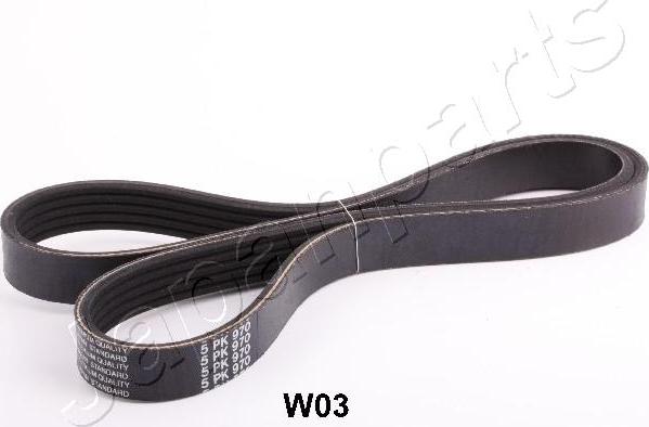 Japanparts TT-W03 - V-Belt autospares.lv