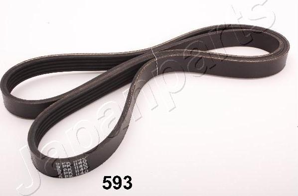 Japanparts TV-593 - V-Ribbed Belt autospares.lv