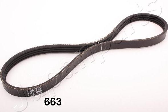 Japanparts TV-663 - V-Ribbed Belt autospares.lv