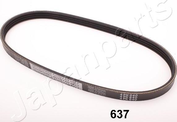 Japanparts TV-637 - V-Ribbed Belt autospares.lv