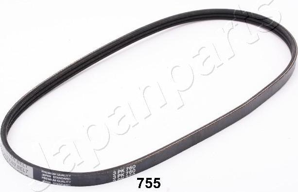 Japanparts TV-755 - V-Ribbed Belt autospares.lv