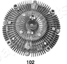 Japanparts VC-102 - Clutch, radiator fan autospares.lv