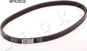 Japko 4PK635 - V-Ribbed Belt autospares.lv