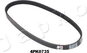 Japko 4PK735 - V-Ribbed Belt autospares.lv