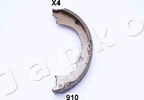 Japko 55910 - Brake Shoe Set, parking brake autospares.lv