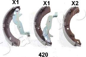 Japko 55420 - Brake Shoe Set autospares.lv