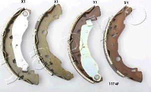 Japko 55117 - Brake Shoe Set autospares.lv