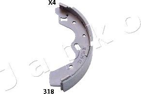 Japko 55318 - Brake Shoe Set autospares.lv