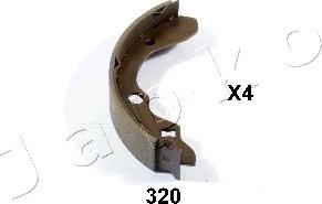 Japko 55320 - Brake Shoe Set, parking brake autospares.lv