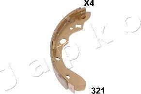 Japko 55321 - Brake Shoe Set autospares.lv