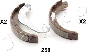 Japko 55258 - Brake Shoe Set, parking brake autospares.lv