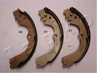 Japko 55798 - Brake Shoe Set autospares.lv