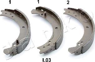 Japko 55L03 - Brake Shoe Set autospares.lv