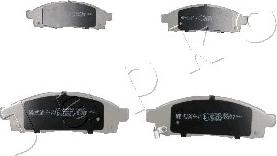 Japko 50504 - Brake Pad Set, disc brake autospares.lv