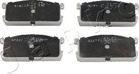 Japko 50508 - Brake Pad Set, disc brake autospares.lv