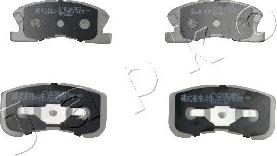 Japko 50615 - Brake Pad Set, disc brake autospares.lv