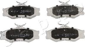 Japko 500945 - Brake Pad Set, disc brake autospares.lv