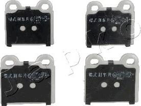 Japko 500943 - Brake Pad Set, disc brake autospares.lv