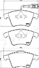 Japko 500954 - Brake Pad Set, disc brake autospares.lv